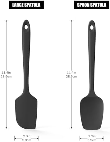 Doosu 600°F Heat Resistant Silicone Spatula Spoonula - Image 2