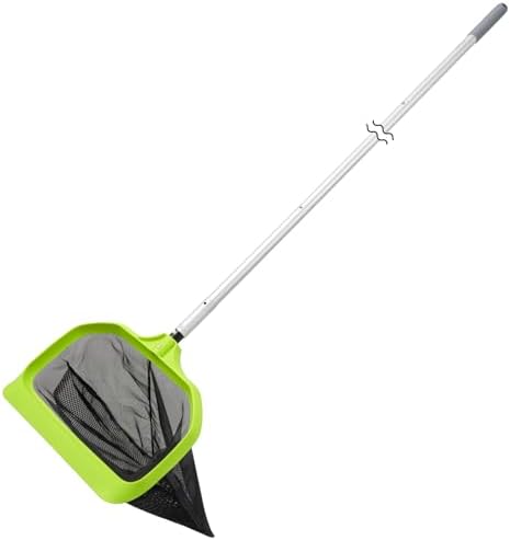Sepetrel Pool Skimmer Net, Fine Mesh Leaf Rake by Sepetrel