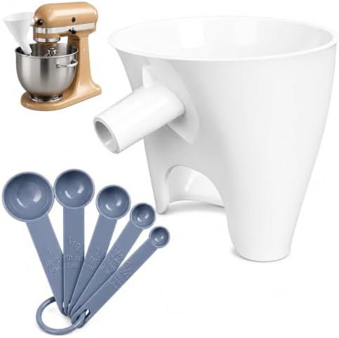 Flour Funnel for KitchenAid Mixer by Unknown
