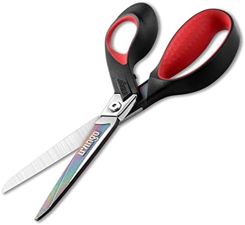 LIVINGO 9" Heavy Duty Titanium Coated Stainless Steel Scissors - Image 4