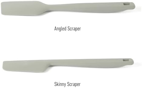 Calphalon Prime Scraper Set, 2-Piece Silicone Kitchen Scraper Set, Flexible - Image 3