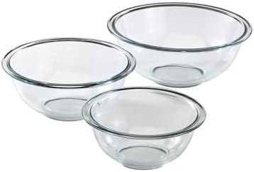 Pyrex Essentials Glass Mixing Bowls Set by Pyrex