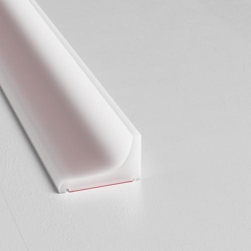 Transparent Shower Threshold Water Dam, 39 in Sink Splash Guard by Risunpet