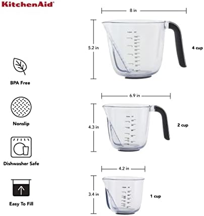 KitchenAid Universal Easy View Angled Measuring Cups - Image 3