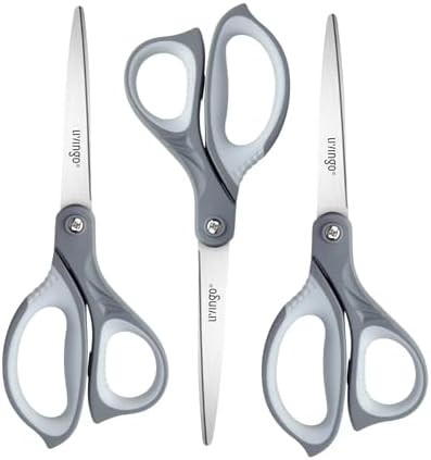 LIVINGO 3 Pack 8.5" Sharp Scissors by LIVINGO