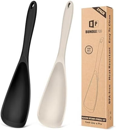 BUNDLEPRO Silicone Cooking Spoons by BUNDLEPRO