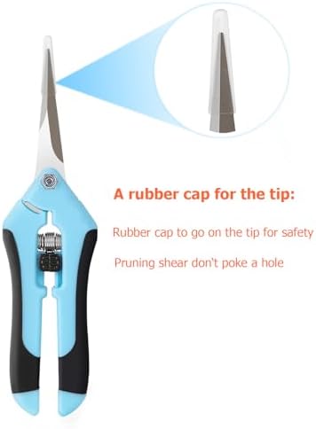 4 Pack Pruning Shears 6.5 Inch Stainless Steel Garden Scissors - Image 4