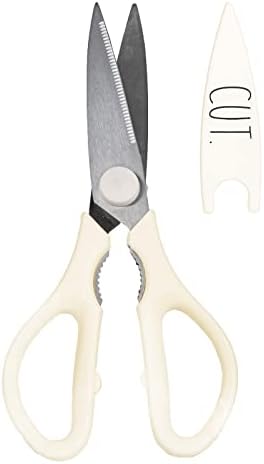 Rae Dunn Kitchen Scissors- Stainless Steel Kitchen Shears, Cooking Scissors by RaeDunn