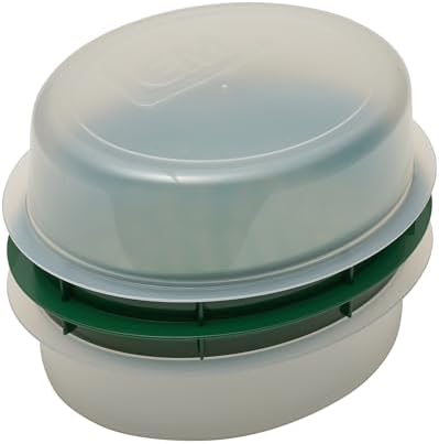 LEM Products Batter Bowl with Lid, Translucent and Green by LEM