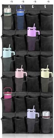 Over The Door Water Bottle Organizer by Unknown