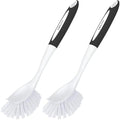 Amazer Dish Brush with Handle, 2 Pack Kitchen Scrub Brushes by Amazer