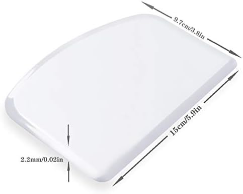DOERDO Flexible Food Safe Plastic Dough Scraper, - Image 2