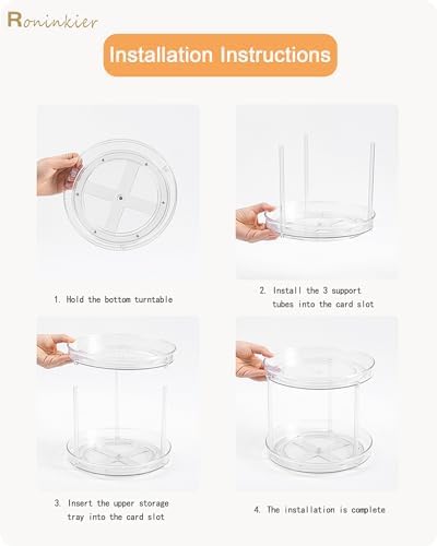 2-Tier Lazy Susan Organizer - Image 5