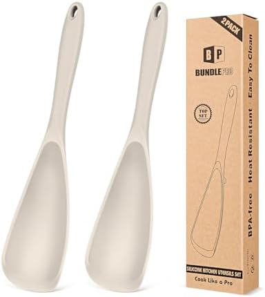 BUNDLEPRO Silicone Cooking Spoons by BUNDLEPRO