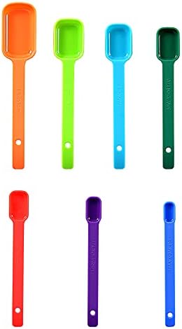Plastic Measuring Spoons 8-Piece - Image 2