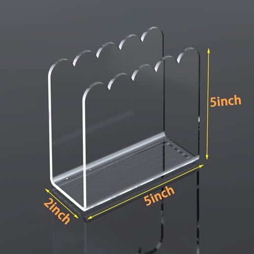 2 Pack Scalloped Acrylic Napkin Holder - Image 3