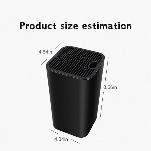 Universal Knife Block, Detachable Square Knife Storage Holder - Image 2