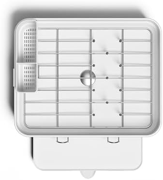 simplehuman Steel Frame Dishrack, Compact Dish Drying Rack - Image 5