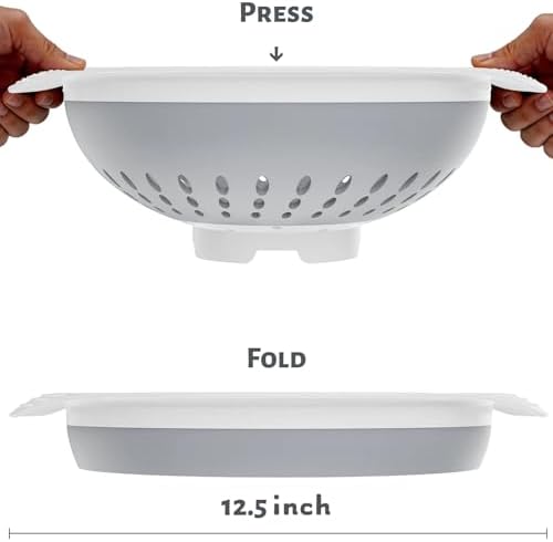 5 Quart Premium Collapsible Colander - Image 2