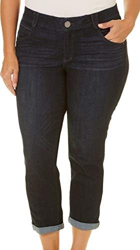 Democracy Women's Plus Size Ab Solution Crop by DemocracyWomensCollection
