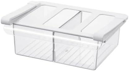 Fridge Drawer Organizer, 3.35" Height x 8.66" Width, Standard Depth by Bronkeeper
