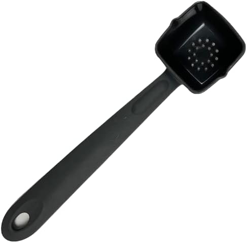 Rite-Size 6 oz. Perforated Square Server Portion Utensil, Copolymer Plastic by FoodServiceEssentials