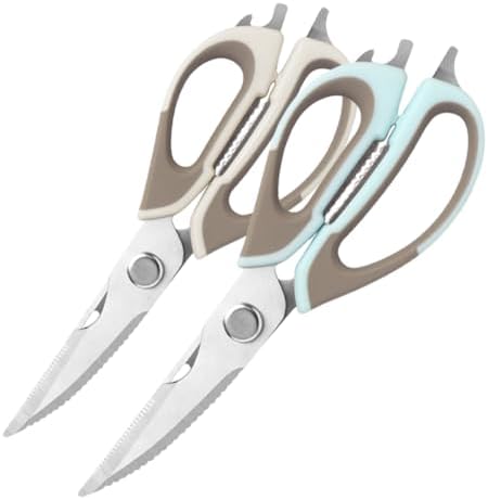 2 Pcs Heavy Duty Kitchen Shears by Roczipeng