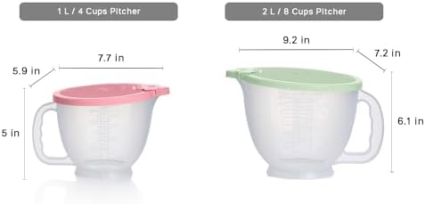 Tupperware Classic Mix-N-Store Pastel Pitcher Set - Image 3