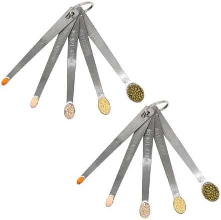 2Pack Mini Measuring Spoon Set, Small Teaspoon by BERYLER
