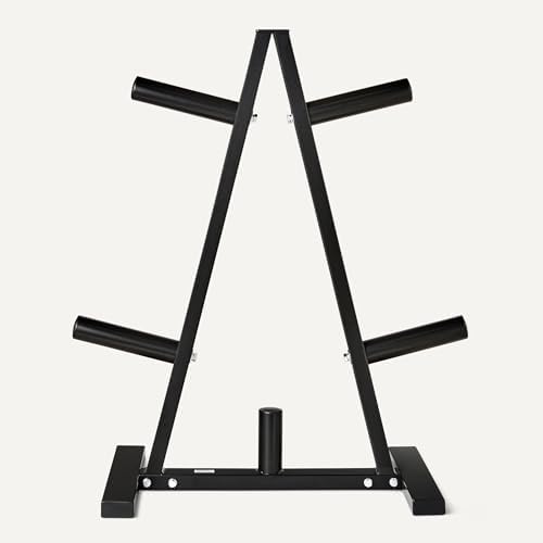 Amazon Basics Weight Plate Tree Rack, Durable Steel, Space-Saving Vertical - Image 4
