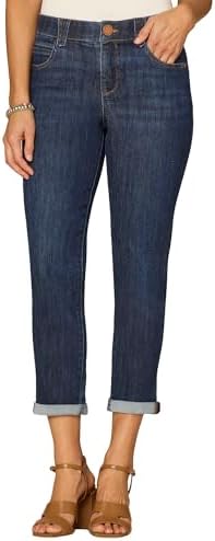 Democracy Women's Petite Ab Solution Crop by DemocracyWomensCollection