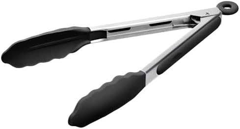 Doosu Kitchen Tongs with Silicone Tips by Doosu