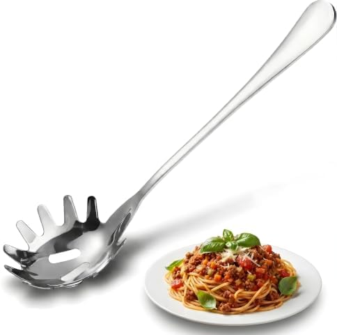 Angoily Stainless Steel Spaghetti Spoon, Pasta Server by Angoily