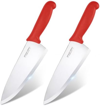 Chef Knife Set, 8 Inch Professional Kitchen Knife by BOLEXINO