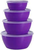 4-Piece Classic Plastic Prep Bowls by SCWBOEII