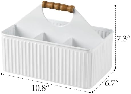 Metal Silverware Caddy for Party, Kitchen Flatware Holder - Image 3