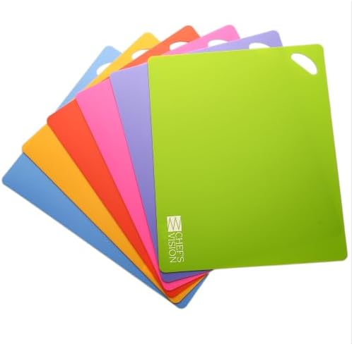 Chef’s Vision Flexible Plastic Cutting Mats, 1.2mm Thick by ChefsVision