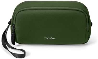 tomtoc Electronic Organizer Travel Case, Dual Compartment Tech Organization by tomtoc