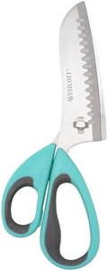 Westcott Titanium-Bonded Soft Handle Kitchen Pizza Scissors by Westcott
