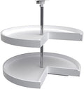 Rev-A-Shelf 2 Tier Pie-Cut Plastic Lazy Susan by Rev-A-Shelf