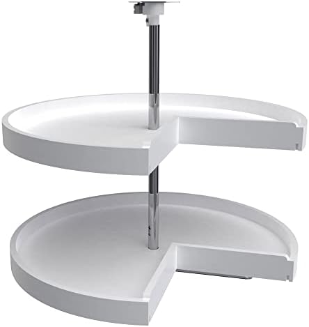 Rev-A-Shelf 2 Tier Pie-Cut Plastic Lazy Susan by Rev-A-Shelf