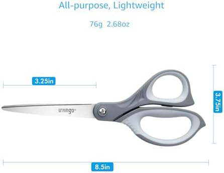LIVINGO 3 Pack 8.5" Sharp Scissors - Image 2