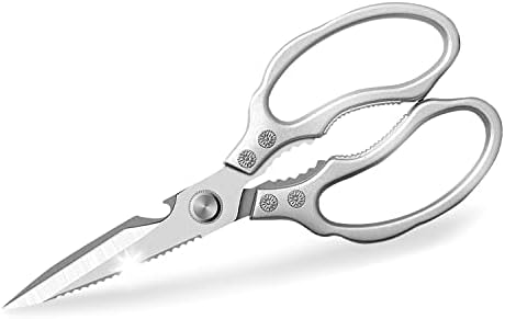 Heavy Duty Sharp Kitchen Scissors, Dishwasher Safe, Cooking Shears by AWinjoykitchenshears