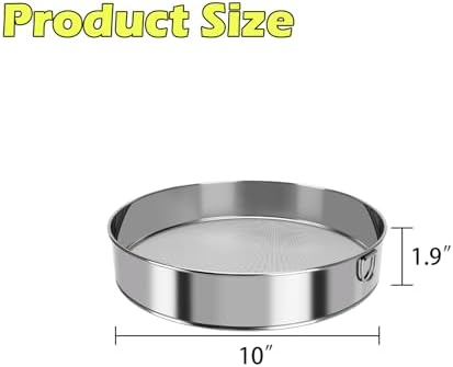Fine Mesh Sieve Strainer, for Winco 10" Sieves - Image 6