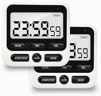 2Pack Digital Kitchen Timer 24 Hour by Unknown