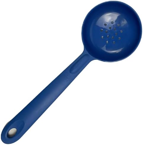 Rite-Size 8 oz. Perforated Round Circle Server Portion Utensil, Copolymer by FoodServiceEssentials