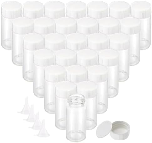Kesell 28 Pack 20 ml Glass Vials by Kesell
