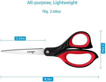 LIVINGO 3 Pack 8.5" Sharp Scissors All Purpose - Image 2