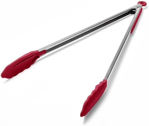 Doosu Kitchen Tongs with Silicone Tips by Doosu