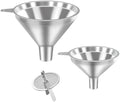 3 Pack Stainless Steel Kitchen Funnel Set, funnels by Unknown